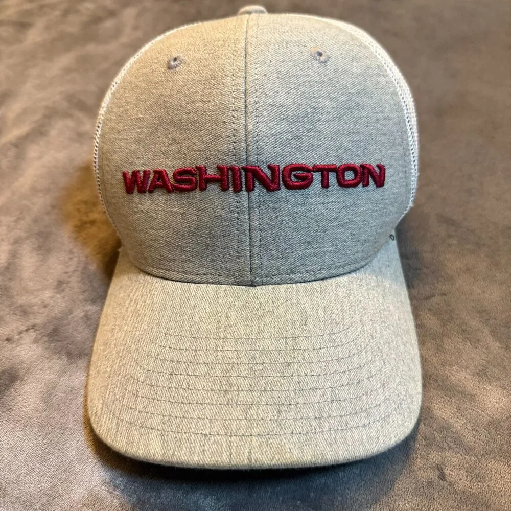 47 Brand Washington Football team grey snapback trucker hat - One Size